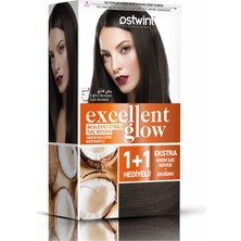 Ostwint Excellent Glow 1+1 Hediyeli Saç Boyası Seti No.5 Açık Kestane