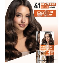 Ostwint Excellent Glow 1+1 Hediyeli Saç Boyası Seti No.6.77 Fındık Kabuğu