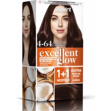 Ostwint Excellent Glow 1+1 Li Saç Boyası Seti No.4.64 Kestane Kızıl Bakır