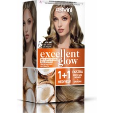 Ostwint Excellent Glow 1+1 Li Saç Boyası Seti No.8 Açık Kumral