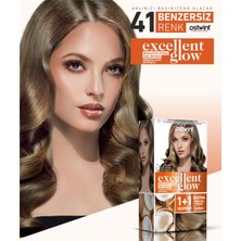 Ostwint Excellent Glow 1+1 Li Saç Boyası Seti No.8 Açık Kumral