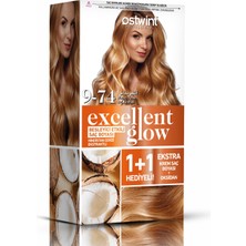 Ostwint Excellent Glow 1+1 Li Saç Boyası Seti No.9.74 Bal Köpüğü