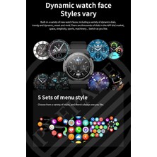 Prepare 3gt Max Smrt Watch 1.45 Inç P Design Siri Nfc Bluetooth Gümüş Gri Akıllı Saat 3x Kordon