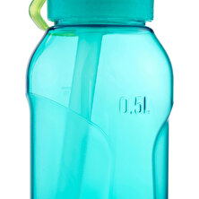 Decathlon Quechua Outdoor Alüminyum Matara - Ecozen® - Pipetli / 0,5 Litre - Turkuaz - 900