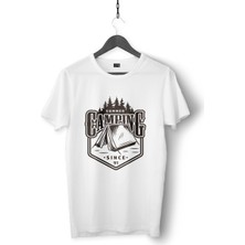 WHİPLASH Kamp Konseptli Özel Tasarım Tişört , Çatlama Solma Yapmayan Premium Kalite T-Shirt ,unisex Tshirt