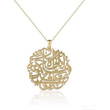 Gümüşcüm Nazar Dualı Gümüş Kolye