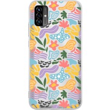 Printify Reeder P13 Blue Max Pro Lite 2022  ile Uyumlu 1mm Kapak Memphis Desen Tasarımlı Şeffaf Silikon Kılıf