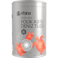 Efsina Folik Asitli Deniz Tuzu 600 gr