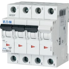 Eaton PL6-C32/3N Otomatik Sigorta - 6ka - C Eğrisi - 3X32A+N