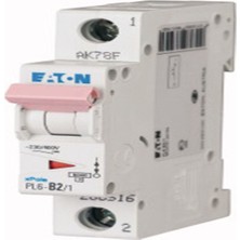 Eaton PL6-C16/1N Otomatik Sigorta - 6ka - C Eğrisi - 1X16A+N