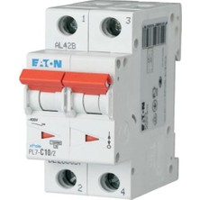 Eaton PL7-C10-2 Otomatik Sigorta-10KA-C Eğrisi-2x1-Eaton 263357
