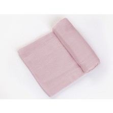 Deux Lapins Müslin Bebek Örtüsü 100 x 100 cm Innocent Pink