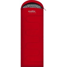 Evolite Camper Pro Sq 0c Kare Tipi Uyku Tulumu Kırmızı Sol