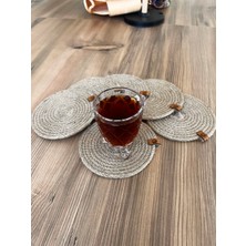 8 Ekim Tasarım Atölyesi Bardak Altlığı 12 cm