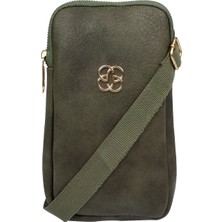 SİA ÇANTA Örgü Kemer Askılı Narin Yumuşak Doku Cep Telefonluk Kadın Çanta