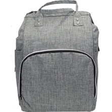 SİA ÇANTA Anne- Bebek Bakım Çantası 4 Fermuarlı Gözlü El Ve Sırt Askılı , Bebek Arabasına Takma Aparatlı Su Geçirmez Kumaş Kaliteli İşçilik