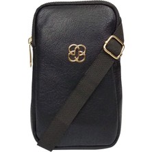 SİA ÇANTA Örgü Kemer Askılı Narin Yumuşak Doku Cep Telefonluk Kadın Çanta