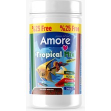 Tropical Mix Granules 125 ml Canlı Doğuran Balık Yemi ve Spirulina Tablet 12 Adet Vesu Düzenleyici Set