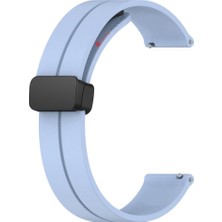 AktarMobile Huawei Watch Gt Runner Silikon Kordon Magnetik D Tokalı Spor Kayış Mıknatıslı Toka