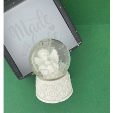 Regalo Beyaz Melek Küre, Melek Zirkon Kolye Hediye Seti