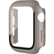 Quse Apple Watch Seri Se-6-5-4 40MM Uyumlu Ekran ve Kasa Koruyucu Duman Grisi