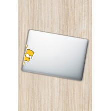 Quart Aksesuar 12X5,5 cm Bart Simpson Sticker Araba Laptop Oto Motor Sticker