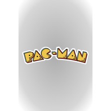 Quart Aksesuar 16 x 4 cm Pac Man Sticker Araba Laptop Oto Motor Sticker 02
