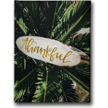 Desenlio Thankful Canvas Tablo