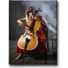 Desenlio Çello Kanvas Tablo