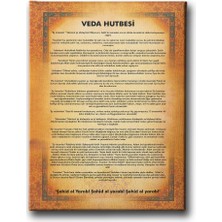 Desenlio Veda Hutbesi Tablo