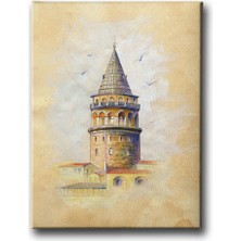 Desenlio Galata Kulesi Canvas Tablo