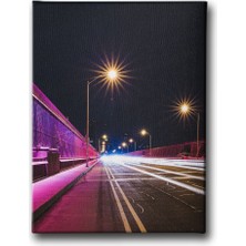 Desenlio Gece Canvas Tablo