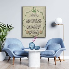 Desenlio Nazar Ayeti Dini Kanvas Tablo