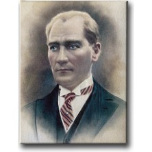 Desenlio Atatürk Portresi Kanvas Tablo