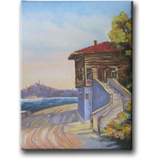 Desenlio Ev Yağlı Boya Kanvas Tablo