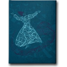 Desenlio Ayetli Semazenli Vav Tablo