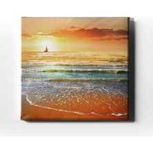 Desenlio Gün Batımı Manzara Tablo