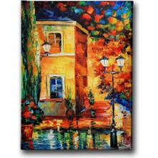 Desenlio Ev Yağlı Boya Kanvas Tablo