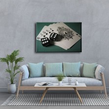 Desenlio Zar ve Iskambil Kağıdı  Canvas Tablo