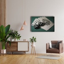 Desenlio Zar ve Iskambil Kağıdı  Canvas Tablo