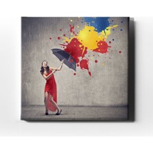 Desenlio Renklerin Ahengi  Canvas Tablo