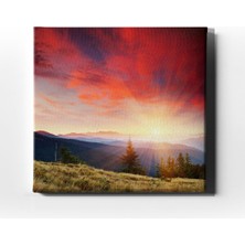 Desenlio Gün Batımı Manzara Tablo
