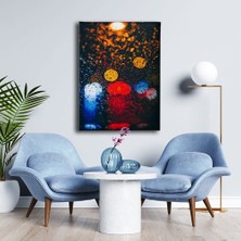 Desenlio Buhulu Sokak Lambası  Canvas Tablo