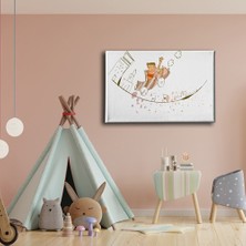 Desenlio Arabalı Çocuk Kanvas Tablo