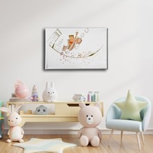Desenlio Arabalı Çocuk Kanvas Tablo