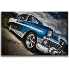 Desenlio Klasik Araba Canvas Tablo