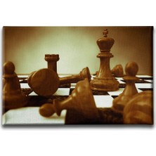 Desenlio Satranç  Canvas Tablo