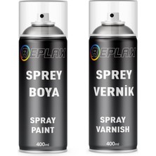 Replax Renault 9 Tungsten Gri 608 Sprey Rötuş Boyası+Sprey Vernik
