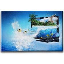 Desenlio Akvaryum Manzara Tablo
