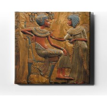 Desenlio Eski Mısır Firavunları  Canvas Tablo